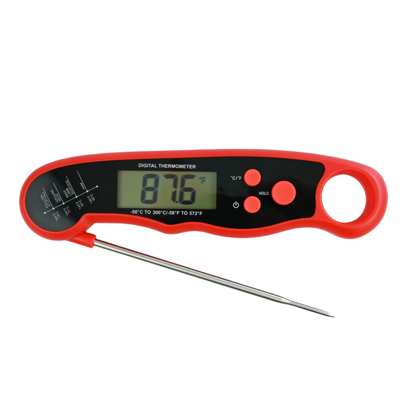 kitchen items Digital, Food Thermometer for Cooking and Baking, Instant Read Meat Thermometer with Backlight, Hold Function &