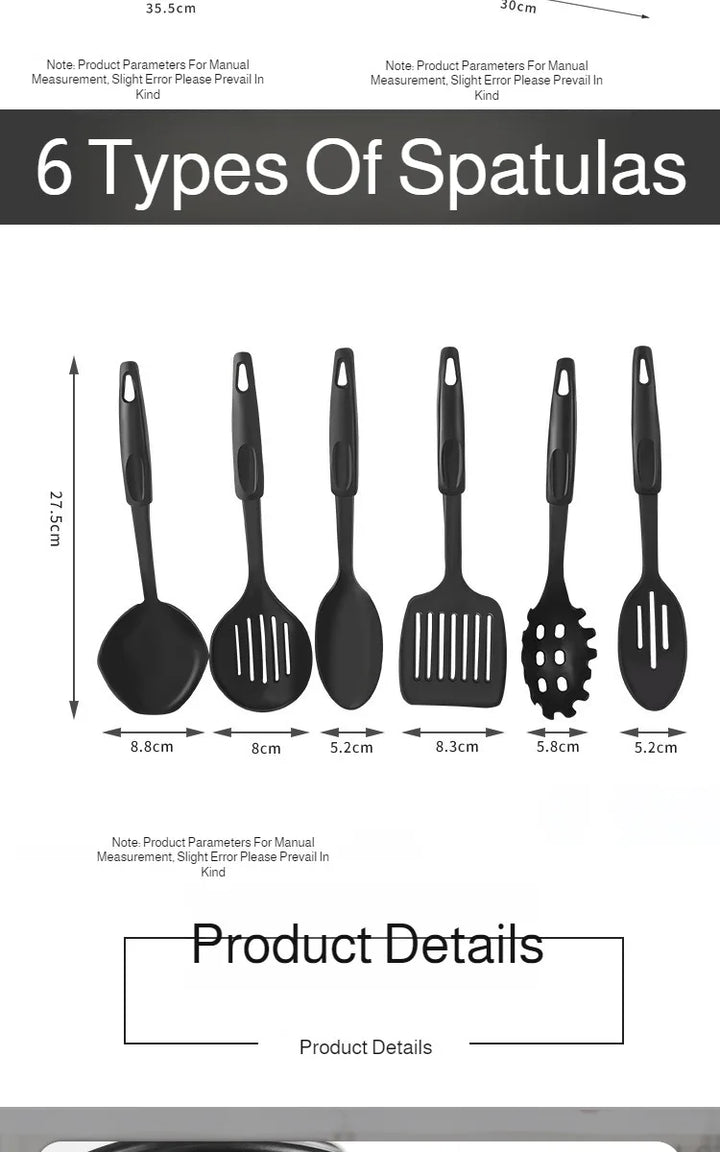 13 Piece Cookware Set Milk Pot Soup Pot Flat Bottomed Small Frying Pan with Lid And Shovel Kitchenware Set for Cooking pots Set - Eagle 