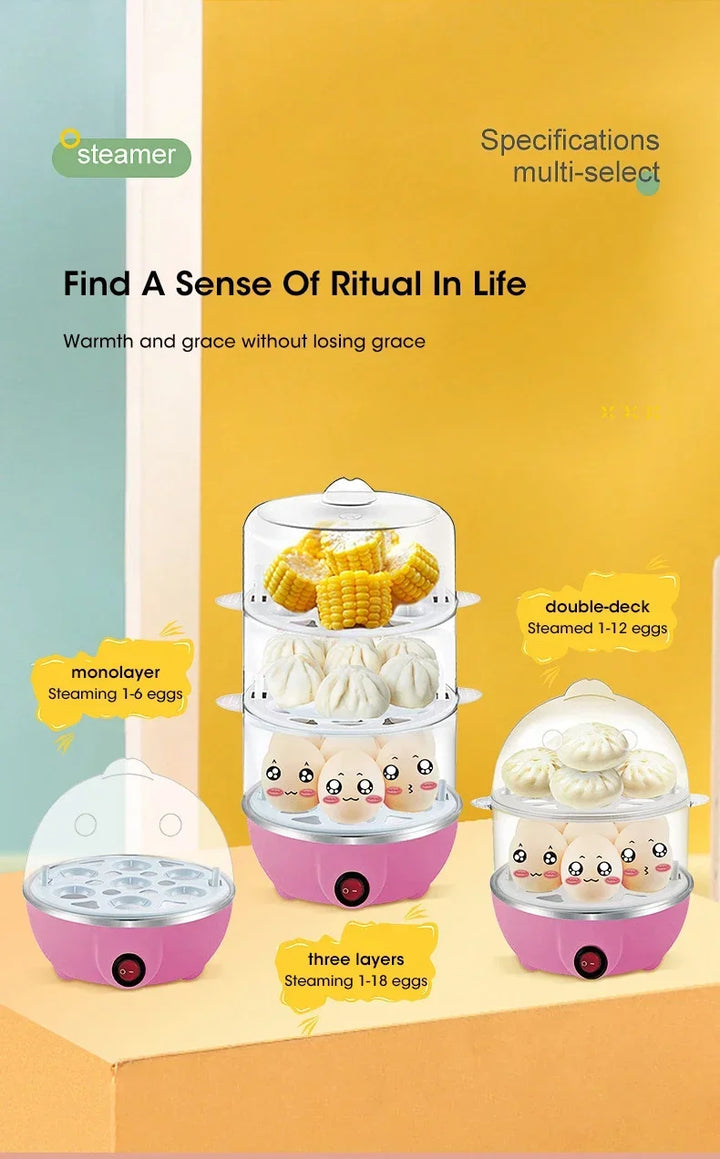 Mini Electric Egg Boiler – Rapid Single Egg Steamer - Eagle 