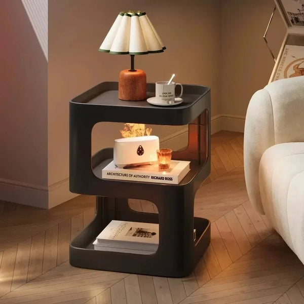 Multi Functional Home Storage Rack Simple and Modern Bedside Table Creative Fashion Detachable Double - layer Storage Platform - Eagle