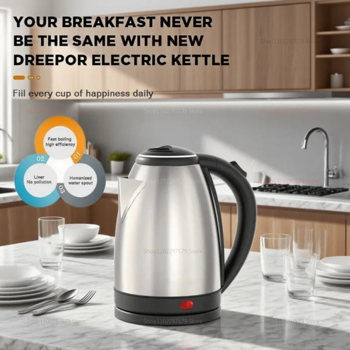 Smart Stainless Steel Electric Kettle – Durable & Rust-Proof - Eagle 
