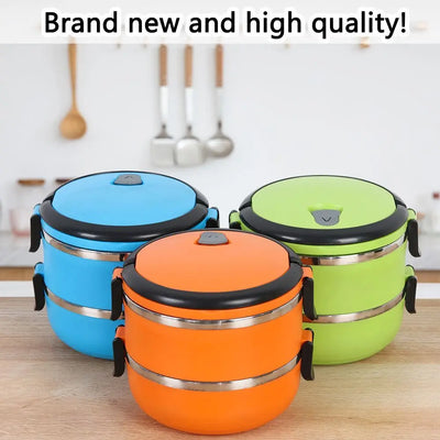 Portable Warmer Food Container High Quality Stainless Steel Hot Food Flask Kids Adult Leakproof Insulated Lunch Box Kitchen Tool