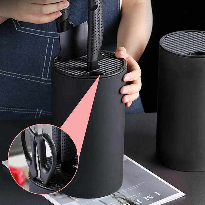 Kitchen Knife Holder Stand with Drainage - Eagle 