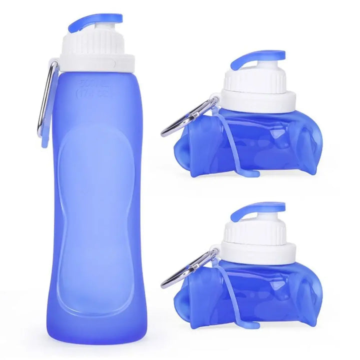Silicone Collapsible Water Bottle - Eagle 