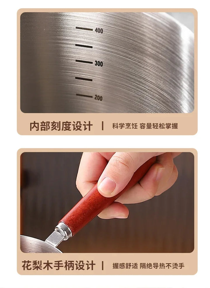 Multi Functional Stainless Steel Hot Oil Special Small Pot Mini Overflow Pot Household Mini Auxiliary Food Oil Splash Small Pot - Eagle 