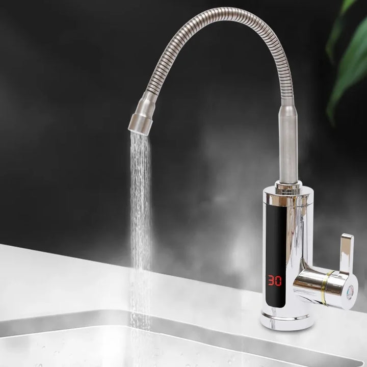 Electric Water Heater Tap – 3KW, 360° Rotating Faucet with LCD - Eagle 