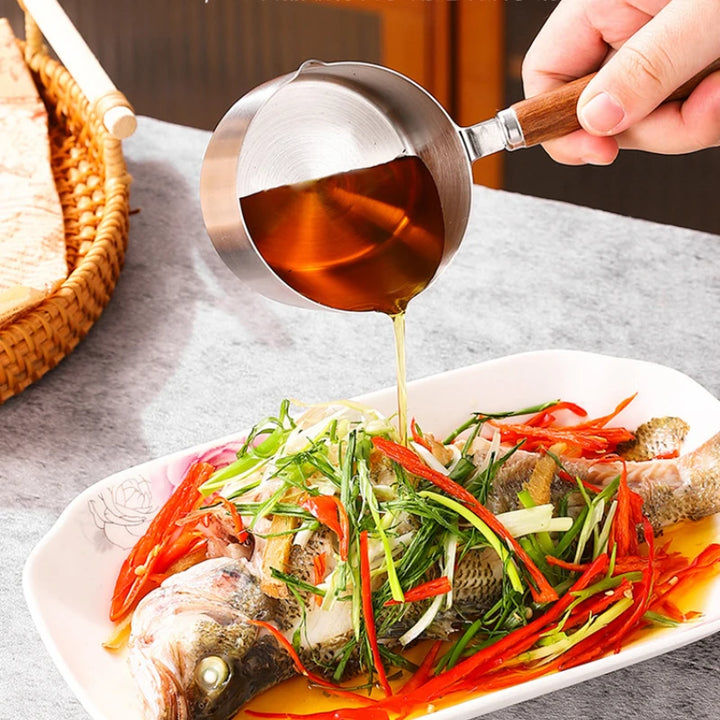 Multi Functional Stainless Steel Hot Oil Special Small Pot Mini Overflow Pot Household Mini Auxiliary Food Oil Splash Small Pot - Eagle 